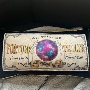 Fortune Teller Pillow. NWT